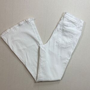 YMI Crisp White Wide Leg Jeans